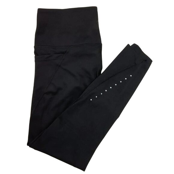 Danskin L Activewear High Rise Non Slip Athletic Leggings Tulip Ankle Hem Pants - Picture 7 of 7